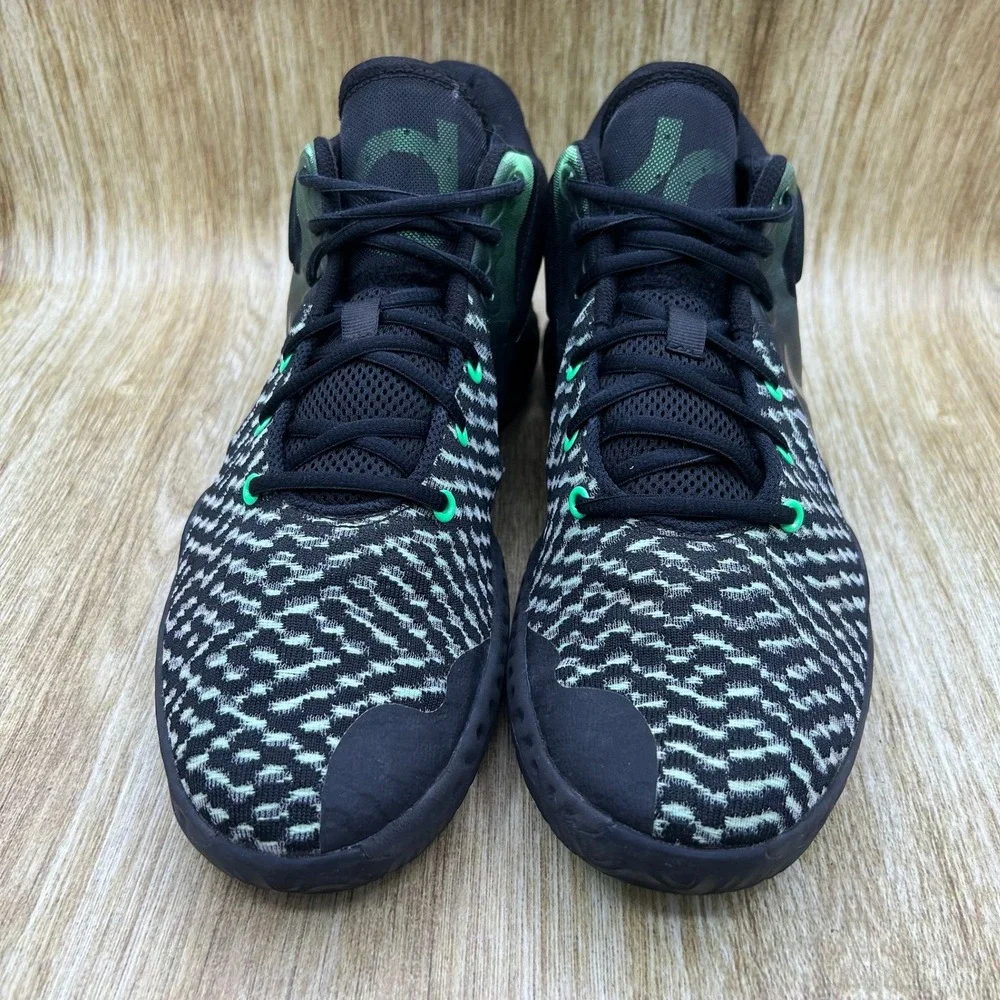 Nike KD Trey 5 VIII Men's Size 11.5 Black Illusion Green Shoes CK2090-004